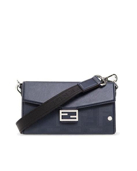 fendi navy blue bag|fendi blue baguette.